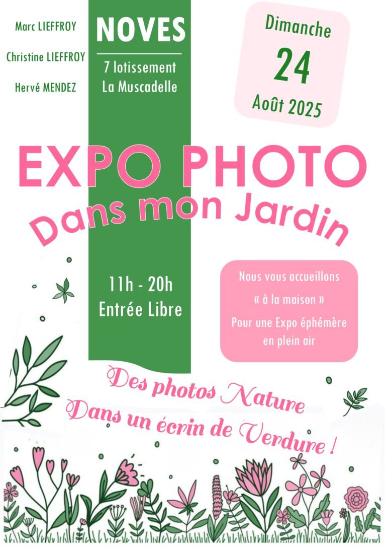 AFFICHE A4 expo jardin_image