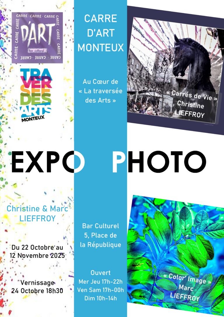 AFFICHE A4 expo Monteux - image